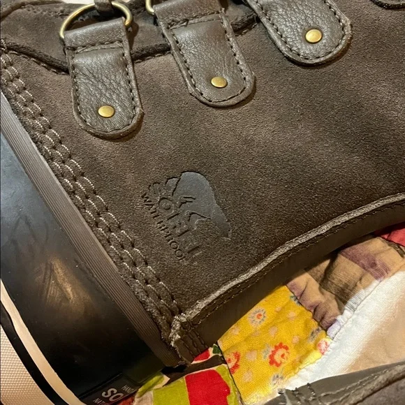 SOREL JOAN OF ARCTIC SNOW BOOTS WINTER TAUPE GREY - Picture 5 of 10